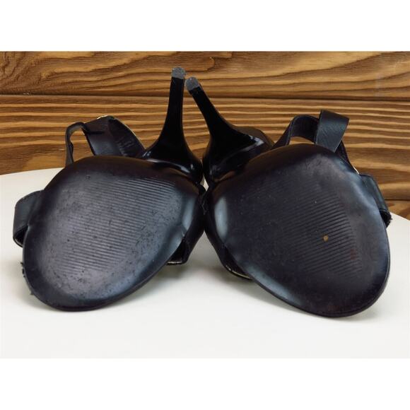 Steve Madden Size 8 Sandal Gladiator Black Leather Women M Reya - Picture 10 of 11